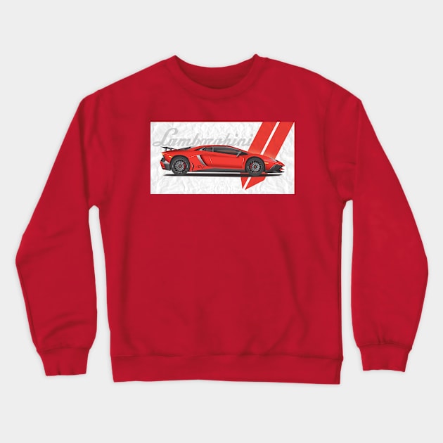 Lambo T-Shirt 2 Crewneck Sweatshirt by Rod7